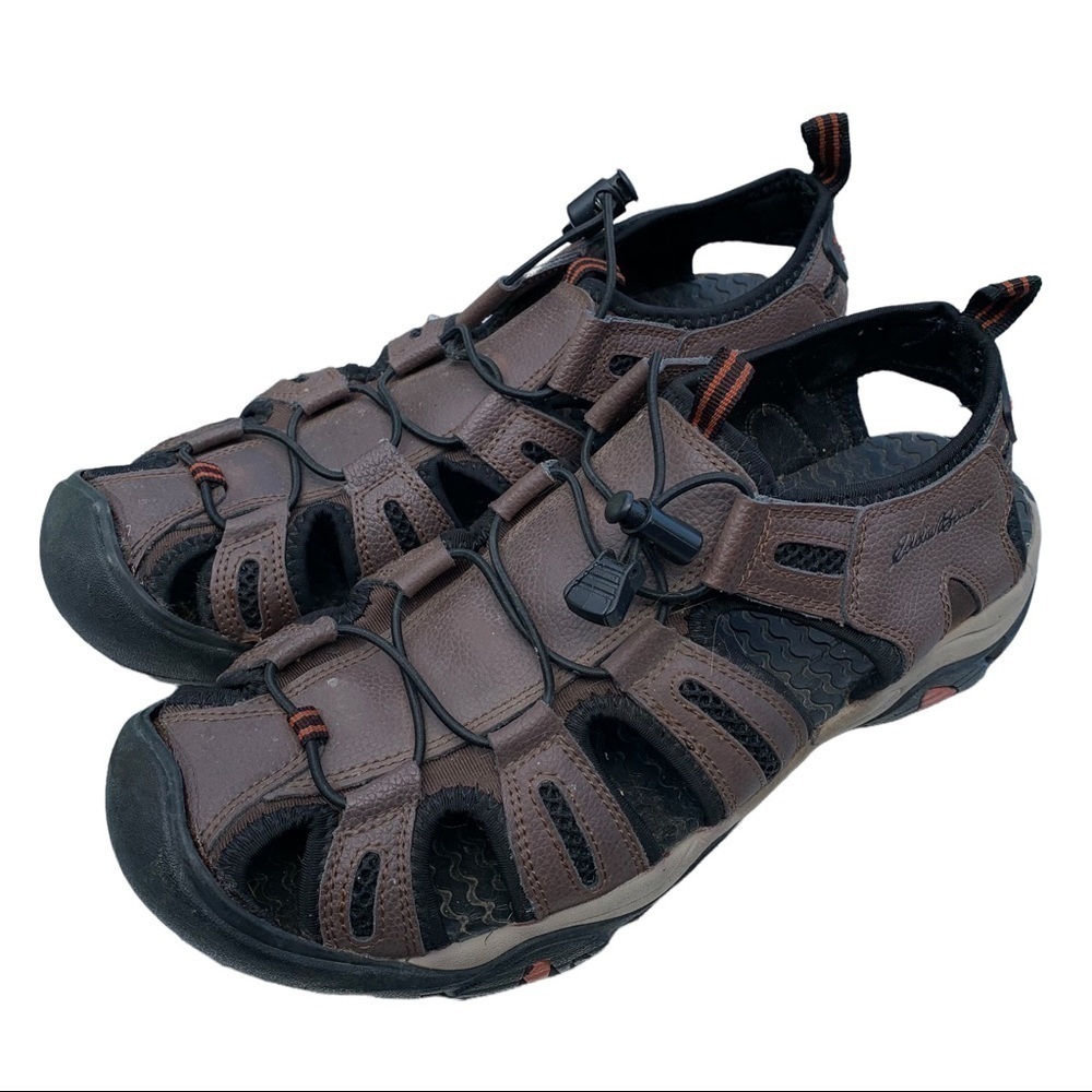 Eddie Bauer Leather Troy Sandals Mens 11